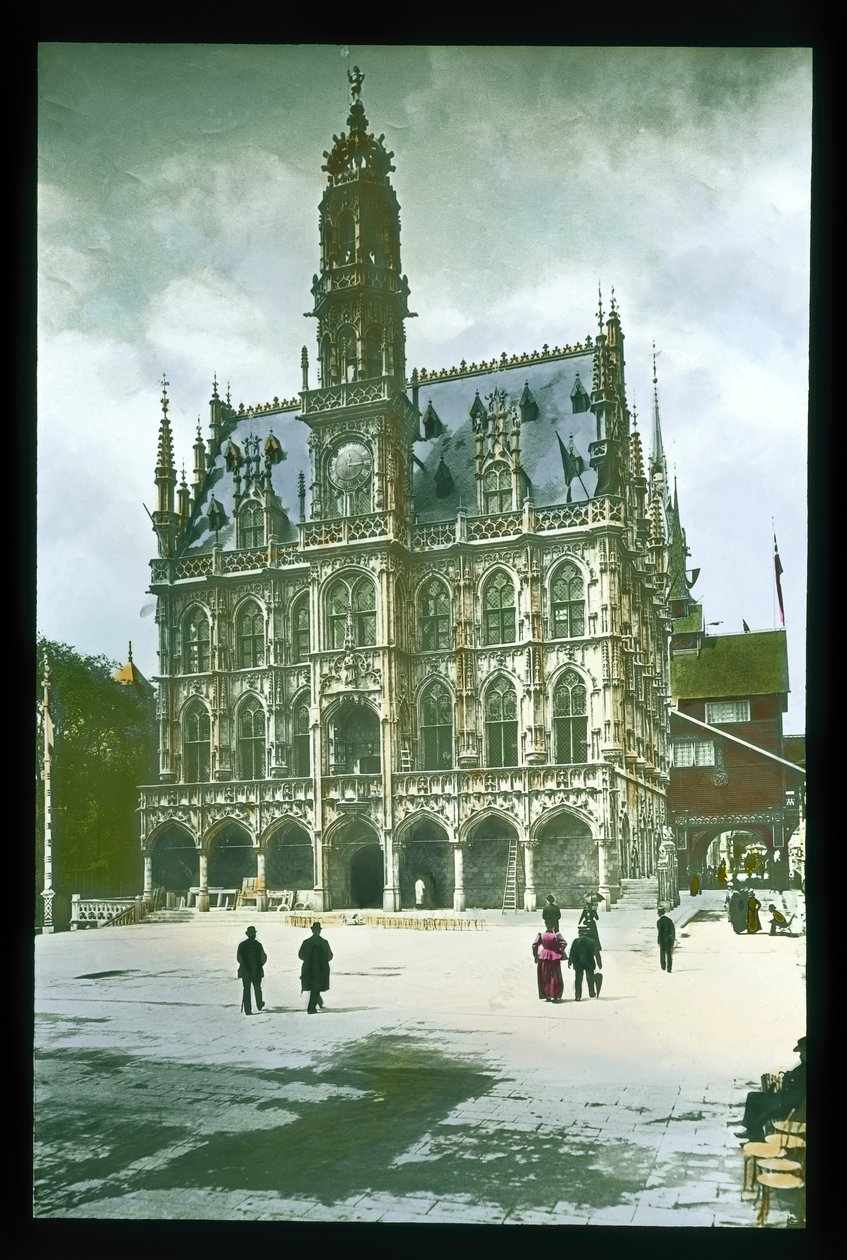 Pařížská expozice: Belgický pavilon, 1900 (sklíčko s lucernou) od French Photographer