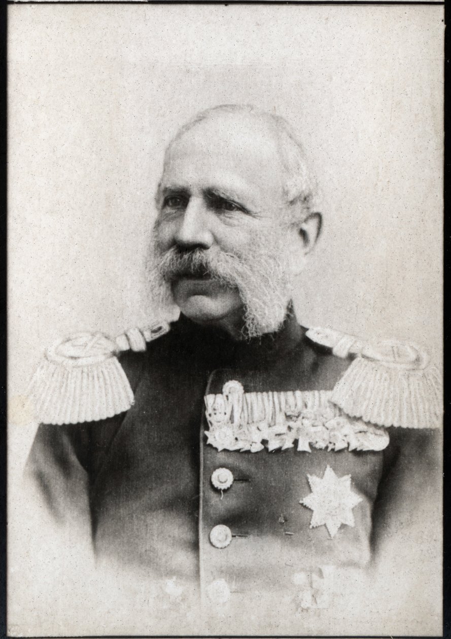Portrét Alberta Saského (Albert Frederic) (1828-1902), saského krále od French Photographer