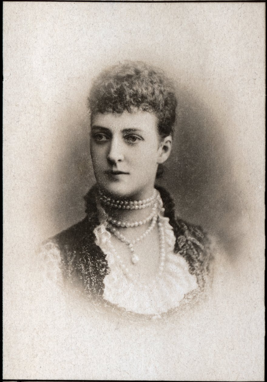 Portrét Alexandry Dánské (1844-1925), královny manželky Spojeného království. od French Photographer