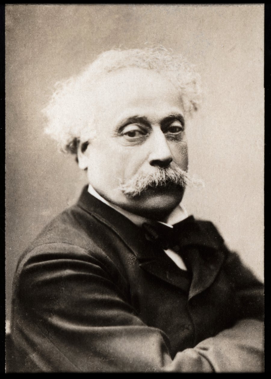 Portrét Alexandra Dumase filse (1824-1895), francouzského spisovatele a dramatika. od French Photographer