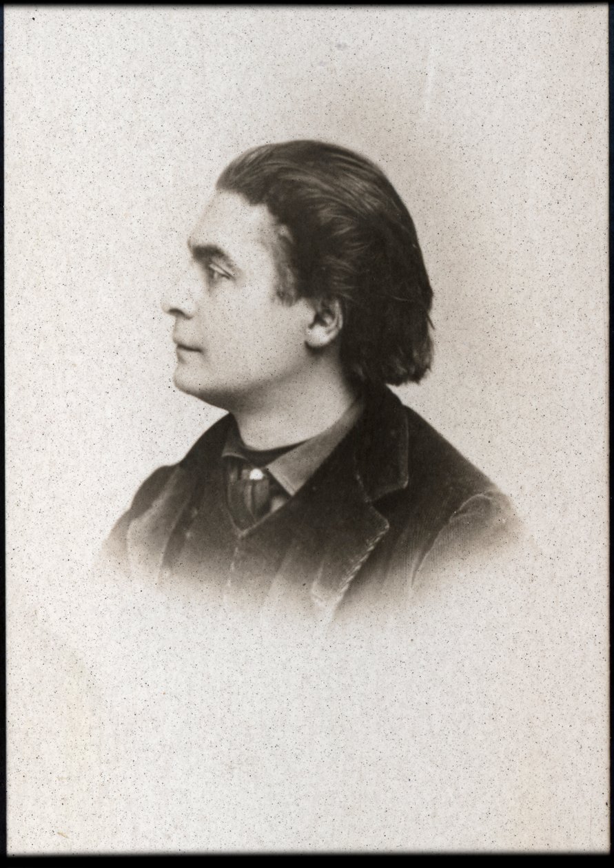Portrét Aristida Bruanta (1851-1925), francouzského kabaretního zpěváka, komika a majitele nočního klubu. od French Photographer