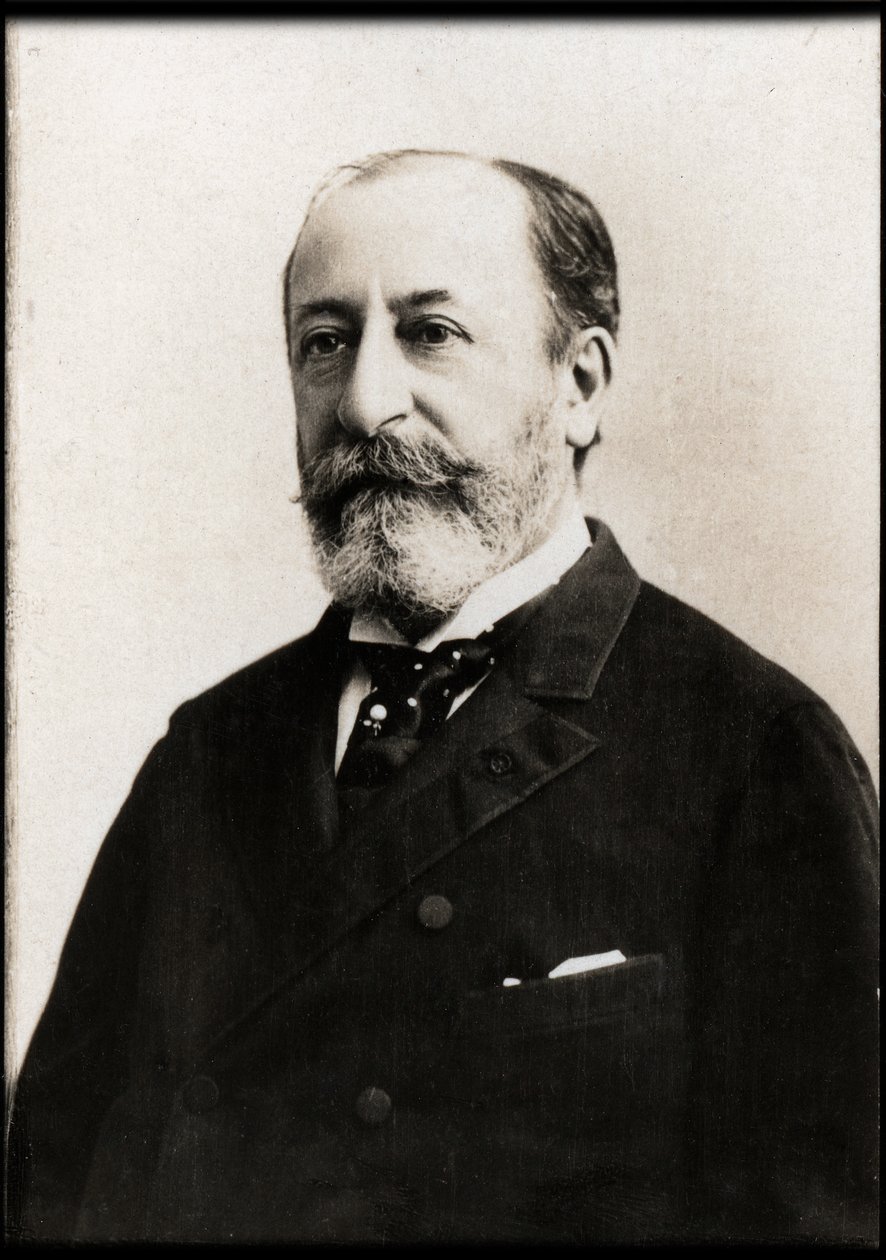 Portrét Camille Saint Saens (1835-1921), francouzského skladatele, varhaníka, dirigenta a klavíristy. od French Photographer