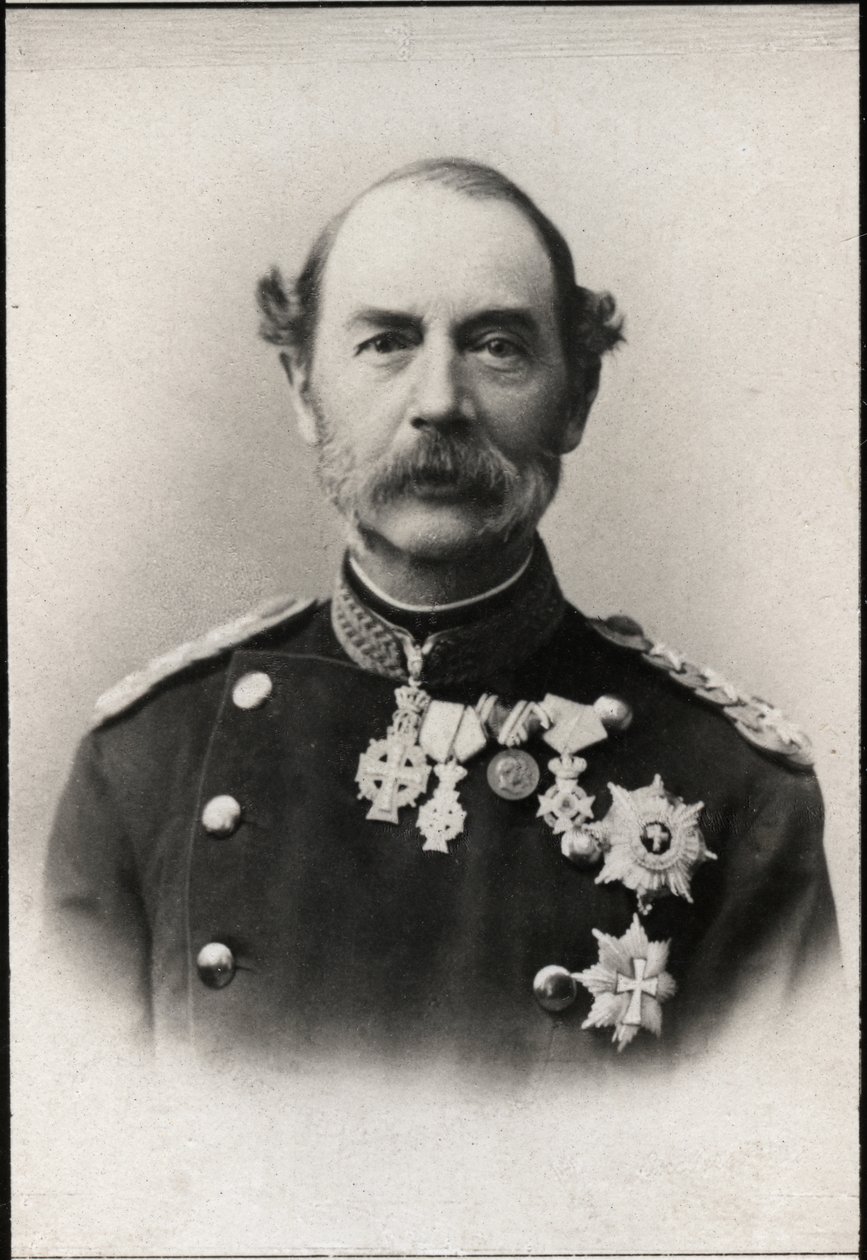 Portrét dánského krále Kristiána IX. (1818-1906), dánského krále. od French Photographer
