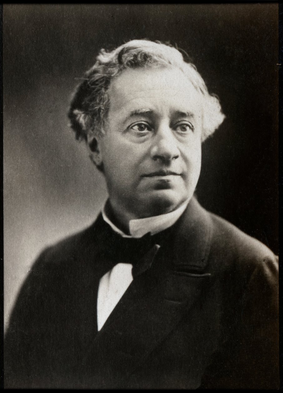 Portrét Edmonda Gota (1822-1901), francouzského herce. od French Photographer