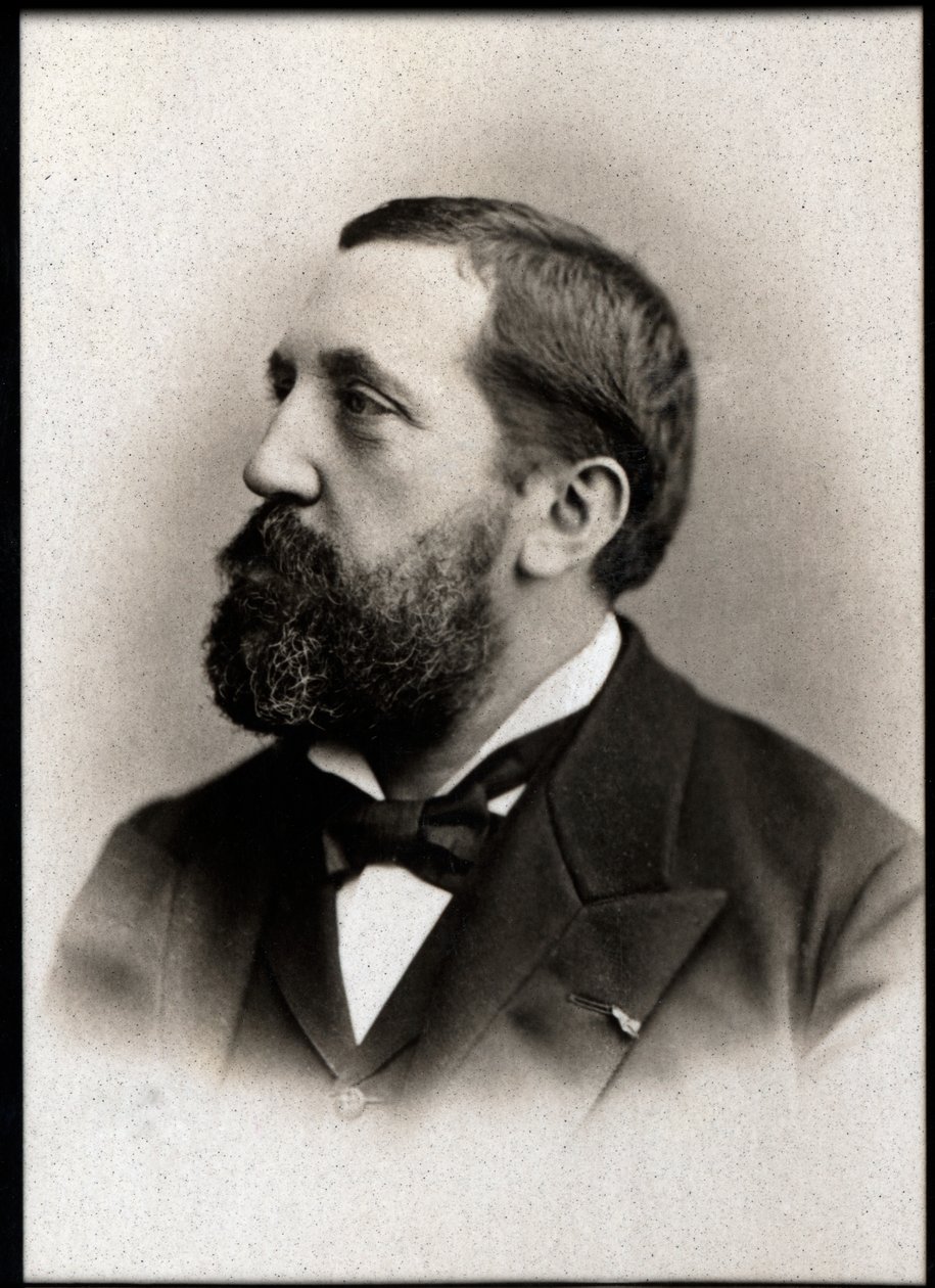Portrét Emila Pessarda (1843-1917), francouzského skladatele. od French Photographer