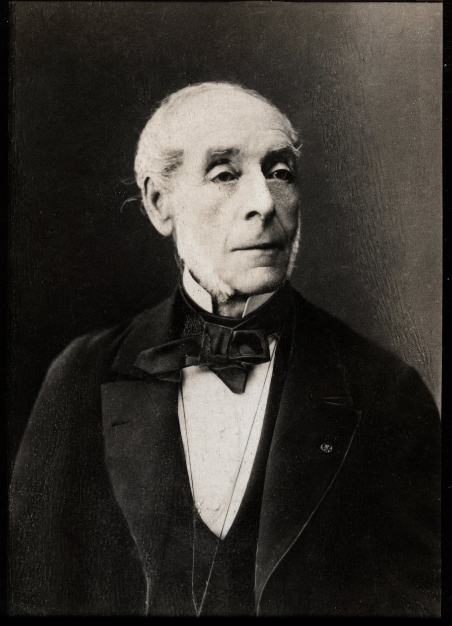 Portrét Ernesta Legouvea (1807-1903), francouzského dramatika. od French Photographer