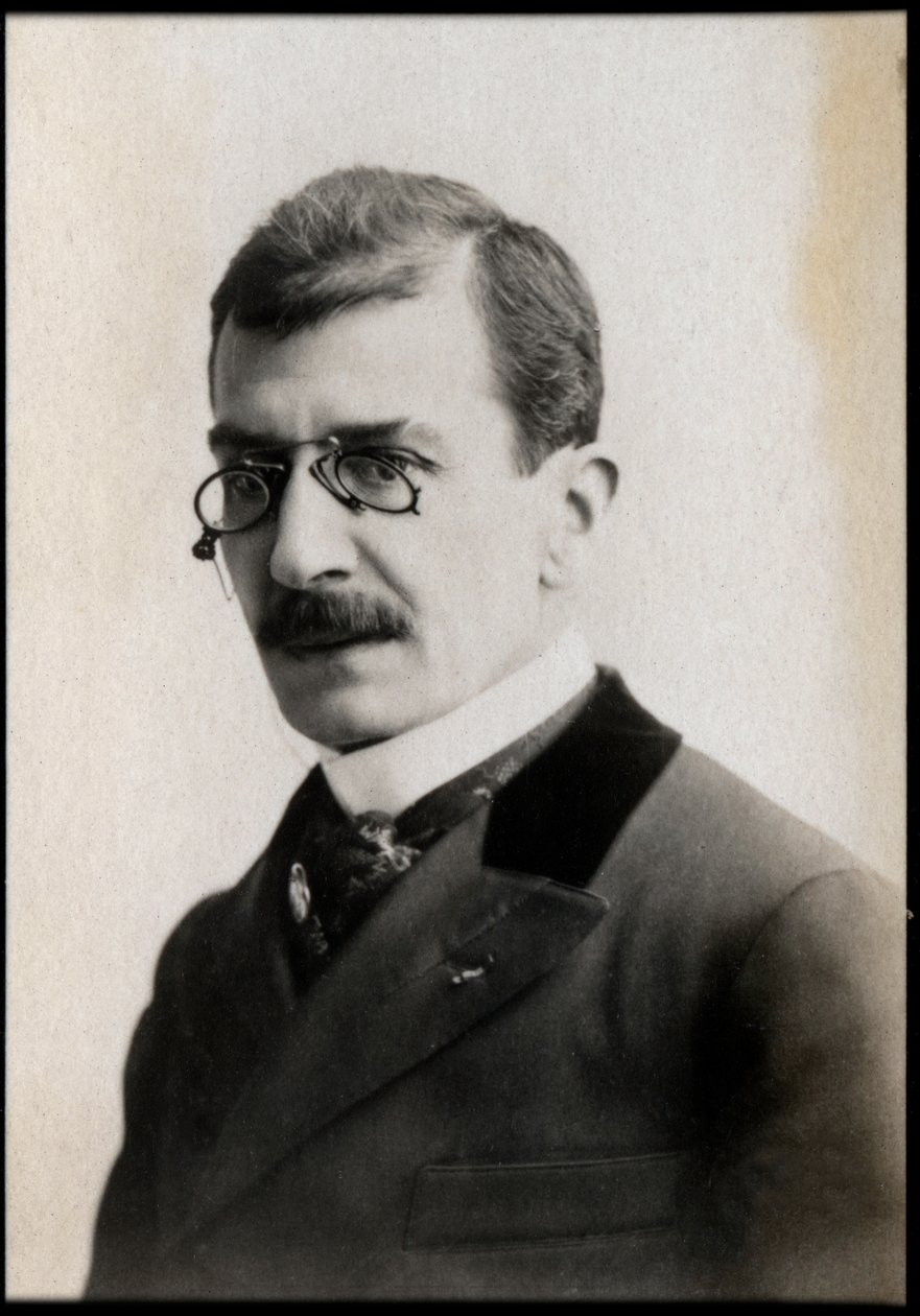 Portrét Ferdinanda Brunetiere (1849-1906), francouzský spisovatel a kritik. od French Photographer
