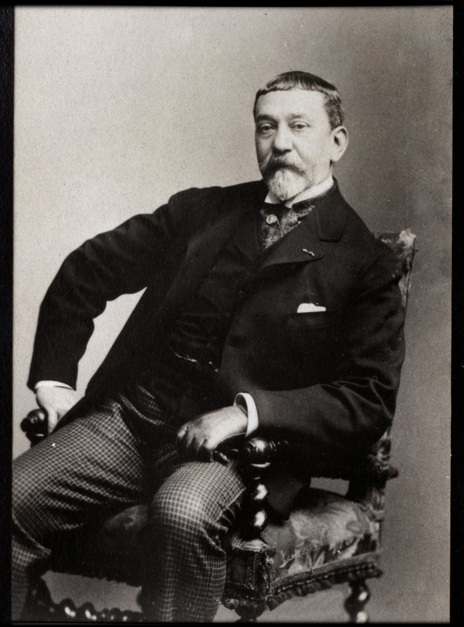 Portrét Ferdinanda Roybeta (1840-1920), francouzského malíře a leptaře. od French Photographer