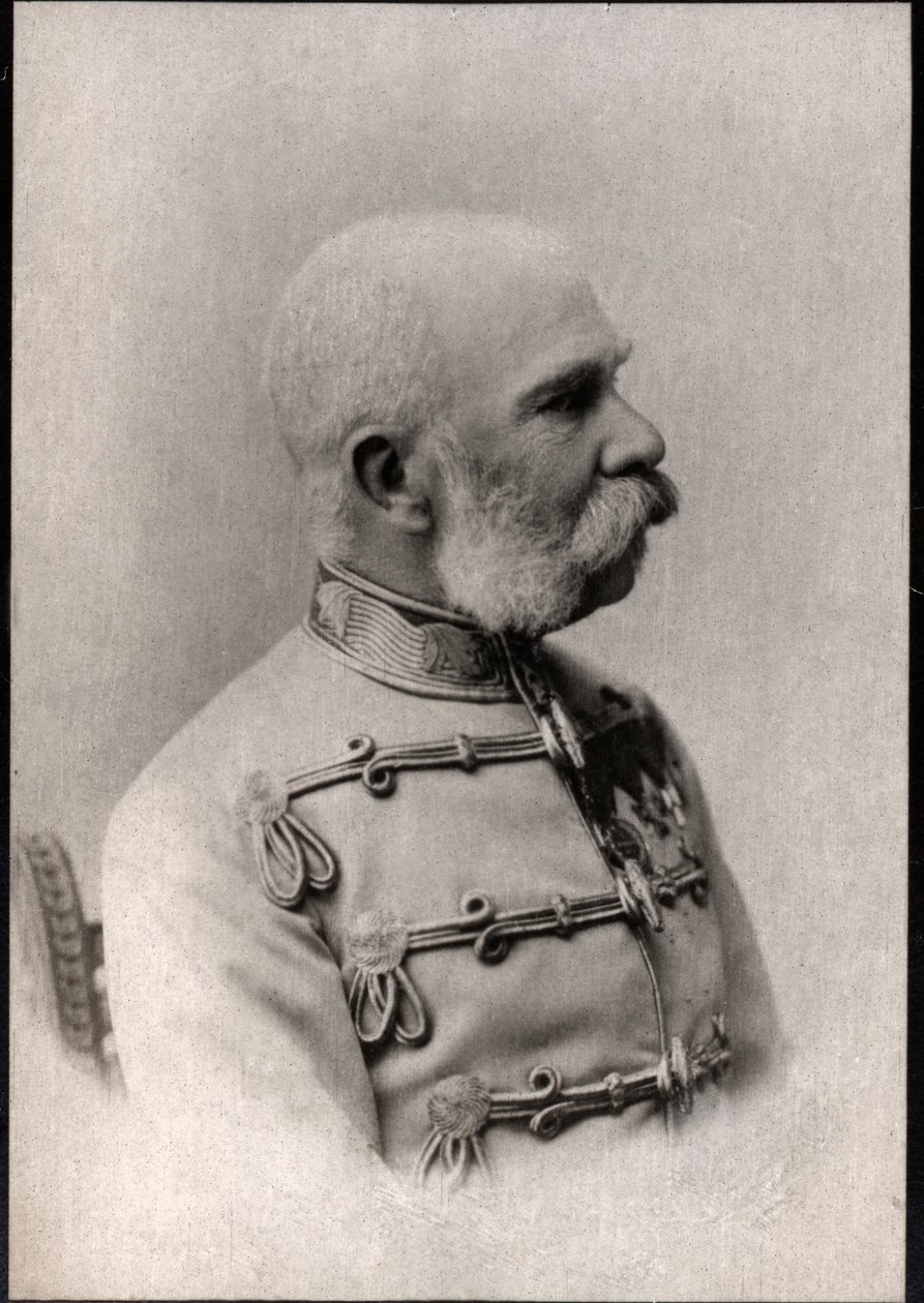Portrét Františka Josefa I. (1830-1916), rakouského císaře. od French Photographer
