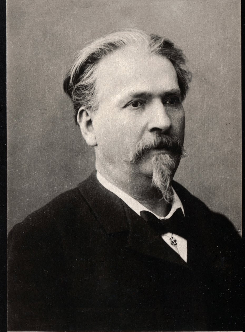 Portrét Frederica Mistrala (1830-1914), francouzského spisovatele a básníka. od French Photographer