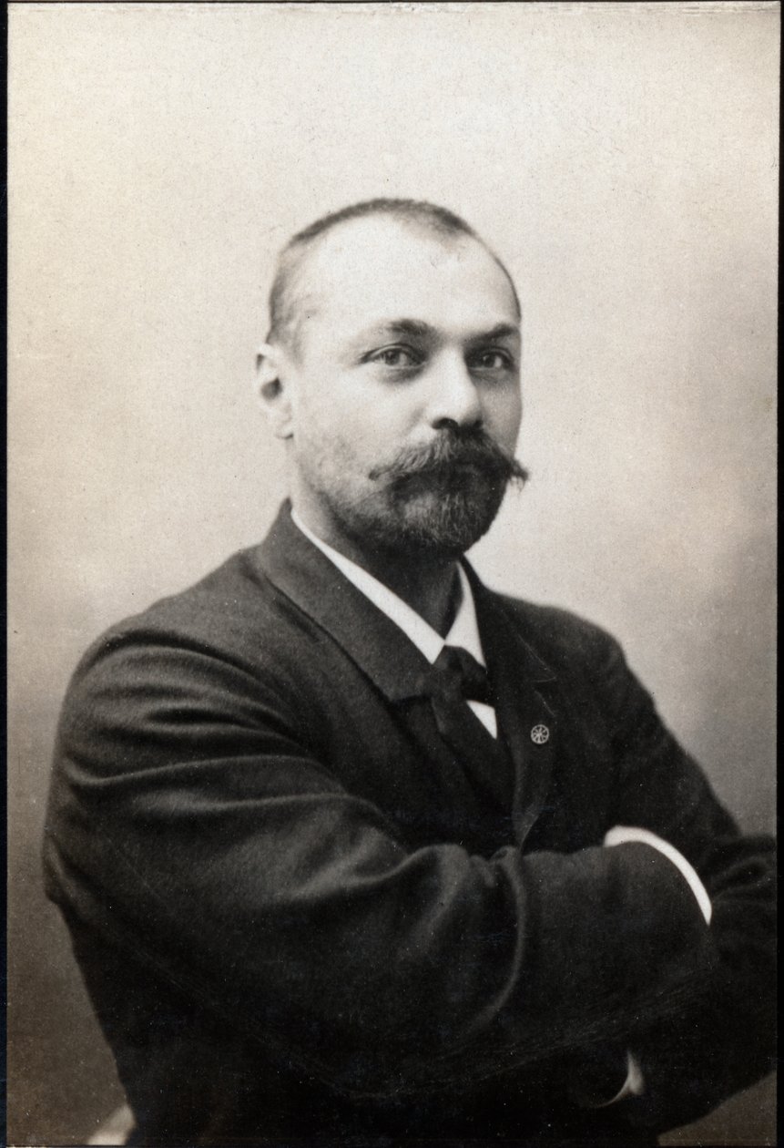 Portrét Gabriela Bonvalota (1853-1933), francouzského cestovatele. od French Photographer