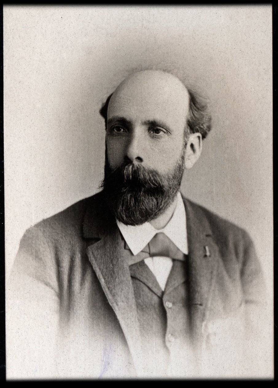 Portrét Gastona Salvayra (1847-1916), francouzského skladatele. od French Photographer