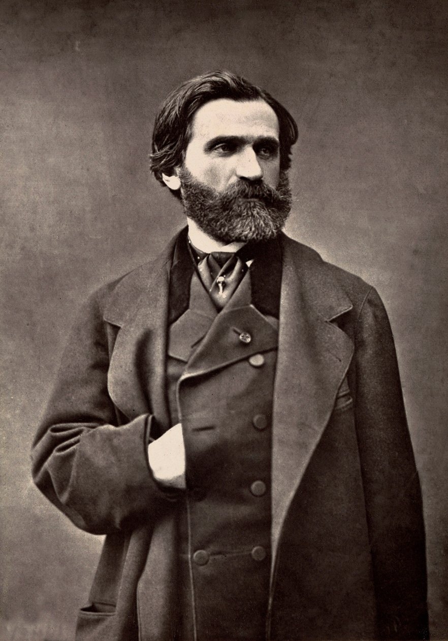 Portrét Giuseppe Verdiho od French Photographer