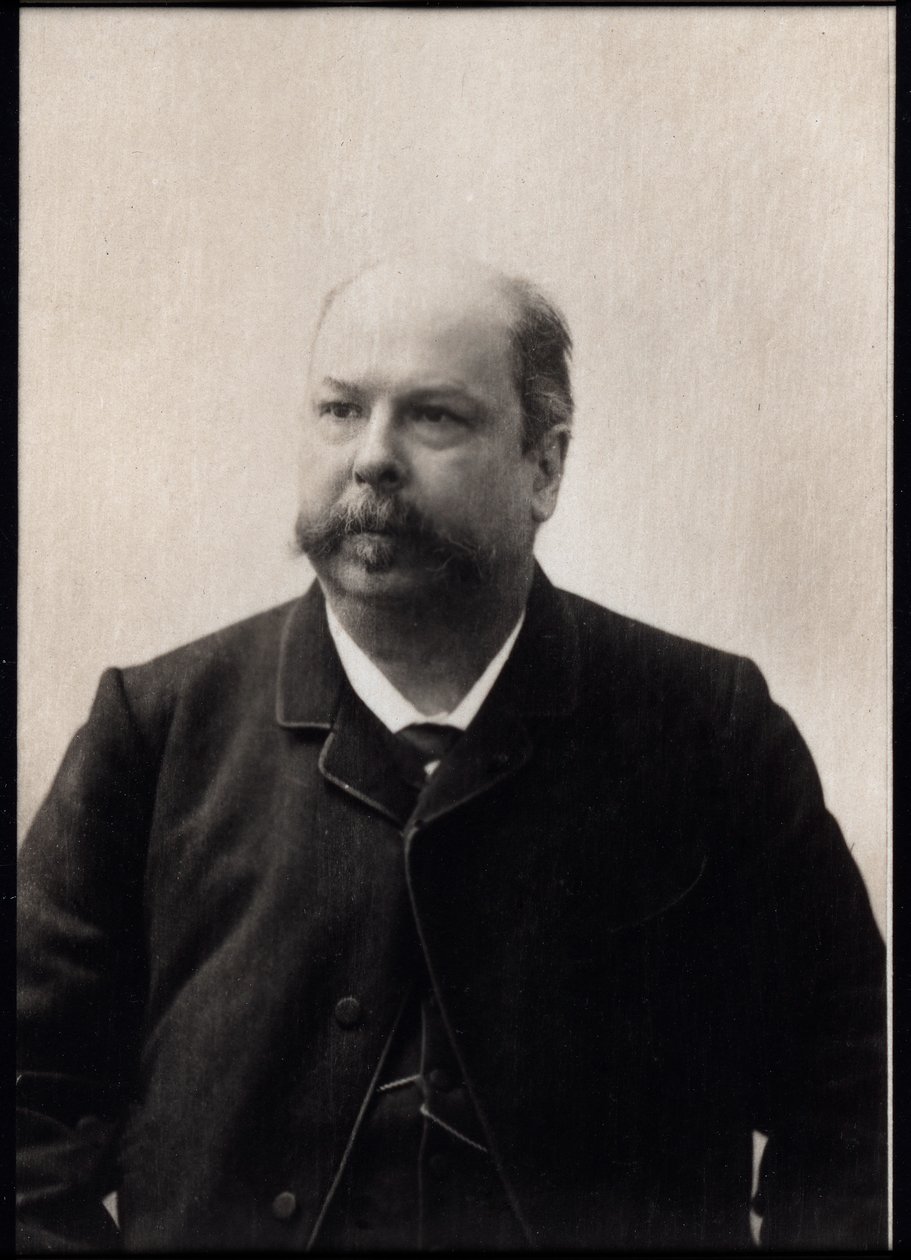Portrét Henri (Henry) Meilhac (1831-1897), francouzský dramatik a operní libretista. od French Photographer