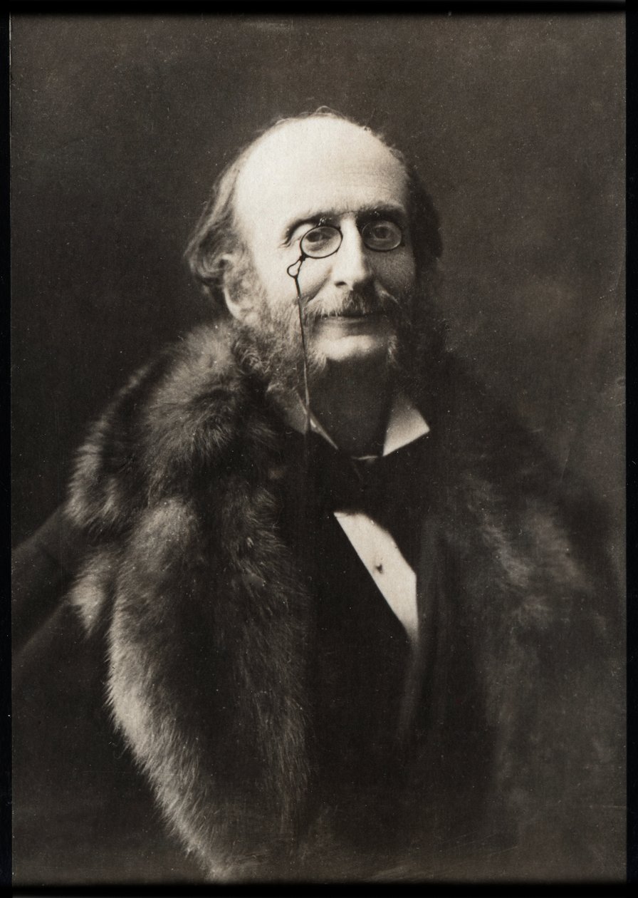 Portrét Jacquese Offenbacha (1819-1880), francouzského skladatele a violoncellisty. od French Photographer