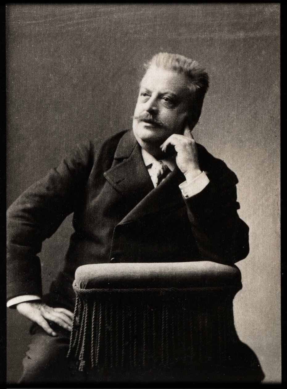Portrét Julese Danbeho (1840-1905), francouzského dirigenta. od French Photographer