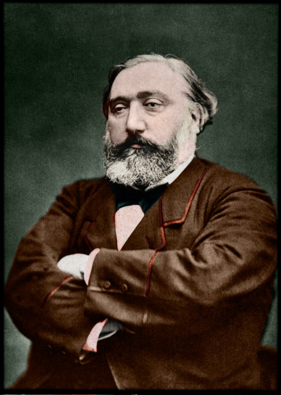 Portrét Leona Gambetty (1838-1882), francouzského státníka. od French Photographer