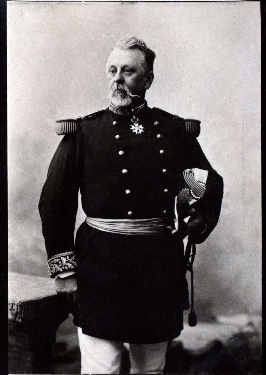 Portrét Leon de Poilloue de Saint Mars (1832-1897), francouzský generál. od French Photographer
