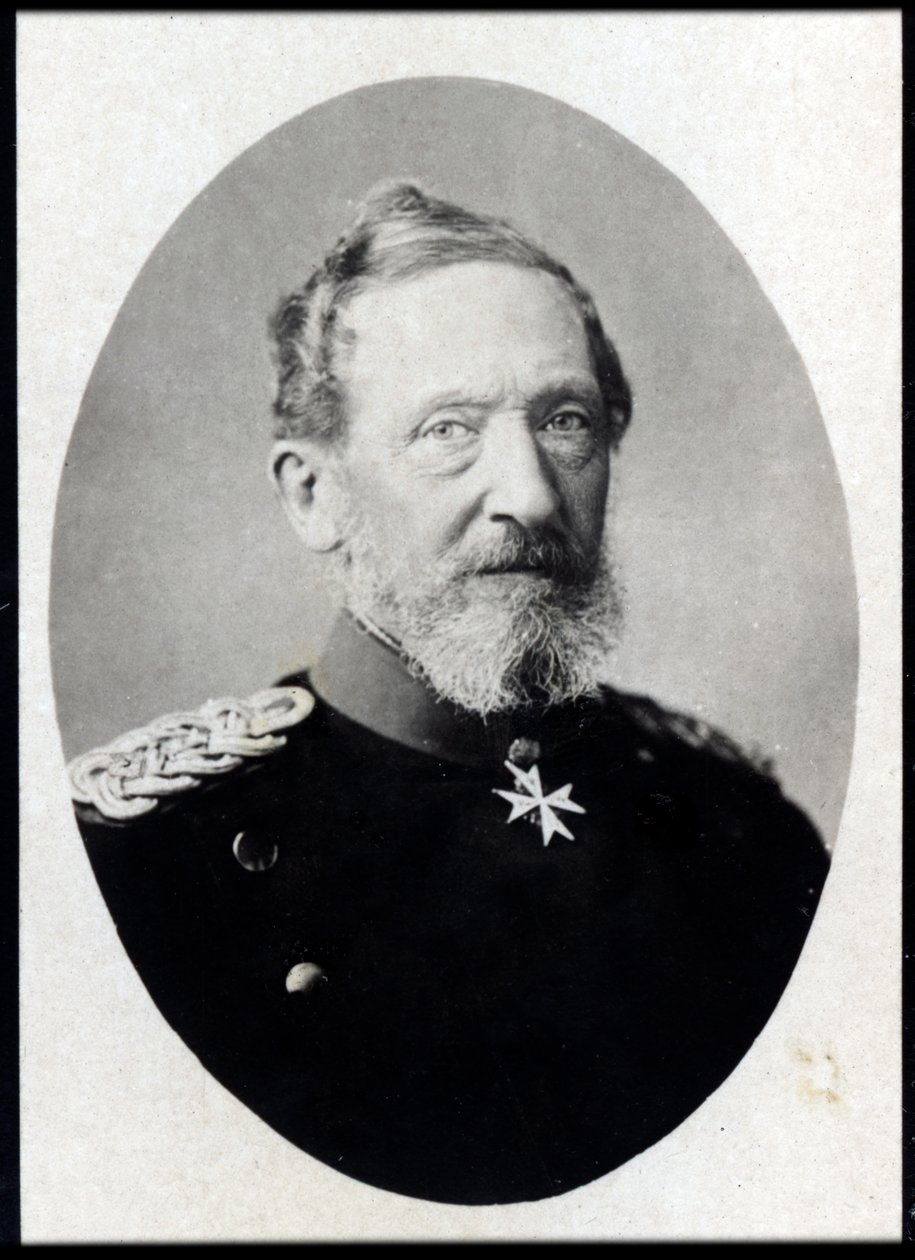 Portrét Leonharda (Leonarda) Grafa von Blumenthala (1810-1900), pruského feldmaršála. od French Photographer