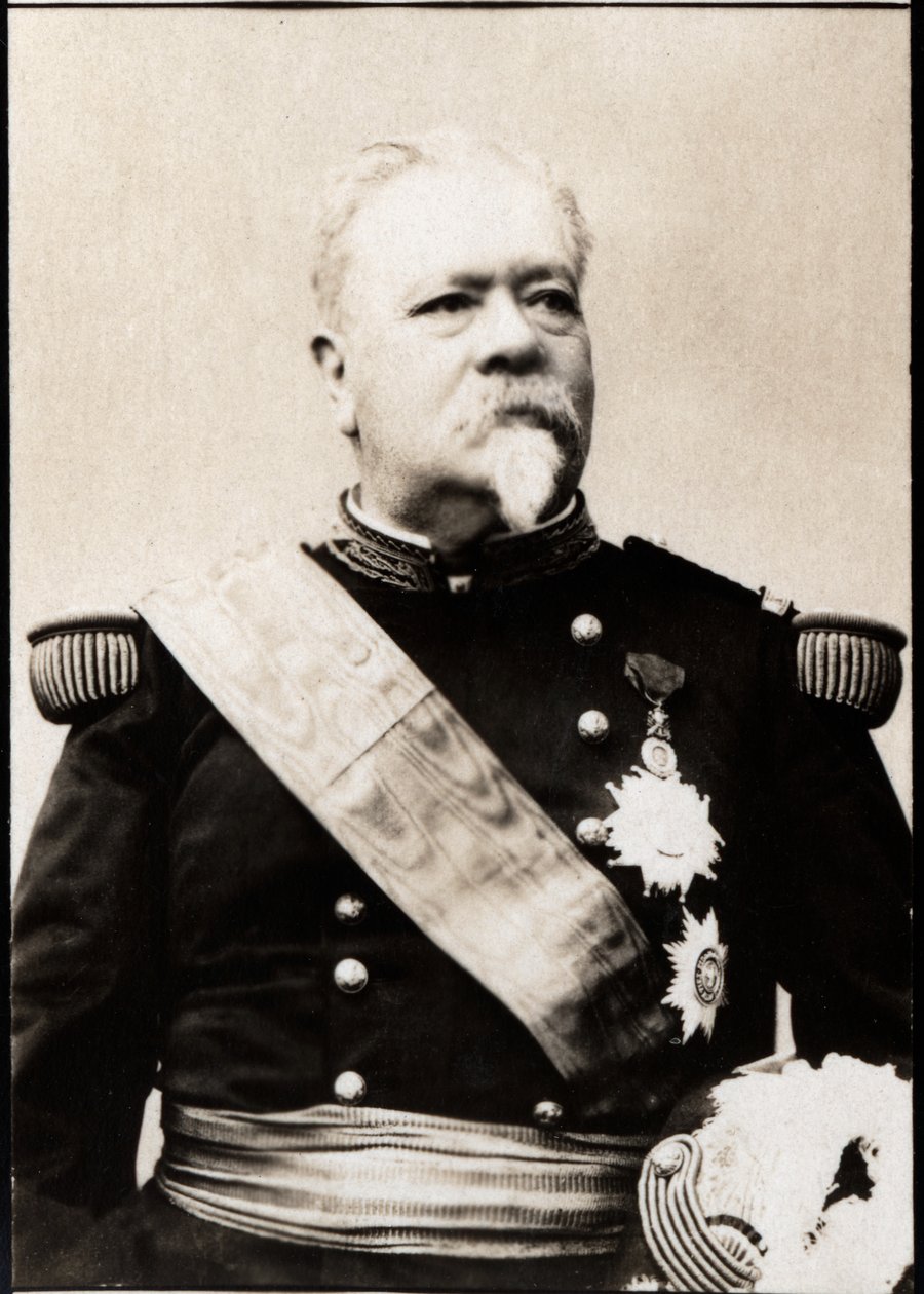 Portrét Leopolda Davouta dAuerstedta, 3. vévody dAuerstedta (1829-1904), francouzského generála. od French Photographer