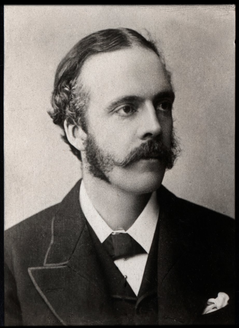 Portrét lorda Arthura Jamese Balfoura (1848-1930), britského politika a státníka. od French Photographer