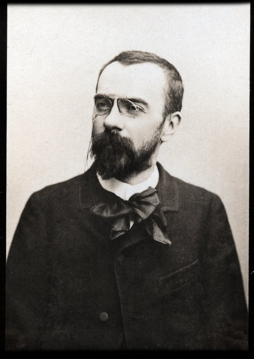 Portrét Louise Charlese Bonaventure Alfred Bruneau (1857-1934), francouzský skladatel. od French Photographer