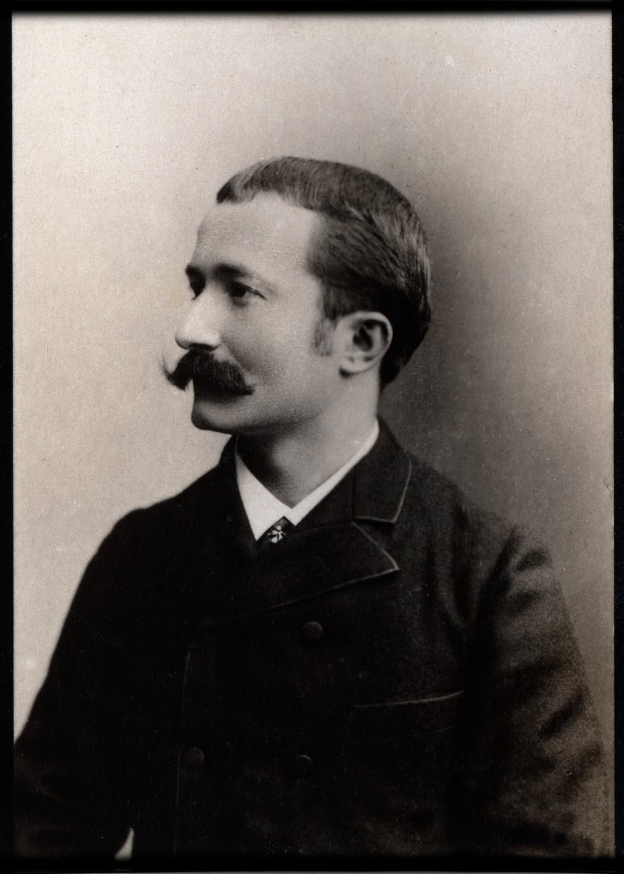 Portrét Louise Ganna (1862-1923), francouzského dirigenta a skladatele. od French Photographer