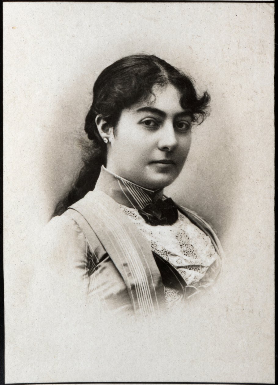 Portrét Natalie ze Srbska (1859-1941), královny manželky Srbska. od French Photographer