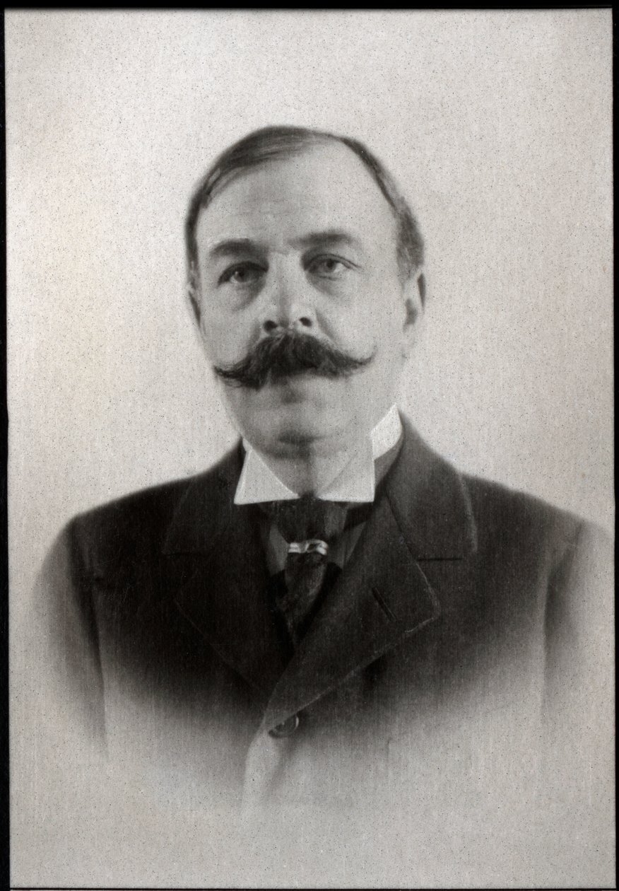 Portrét Octave Mirbeau (1848-1917), francouzského spisovatele. od French Photographer