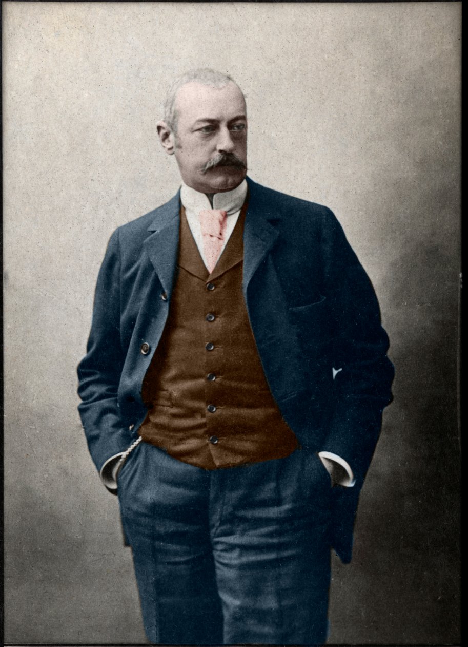 Portrét Pierra Waldecka Rousseaua (1846-1904), francouzského státníka. od French Photographer