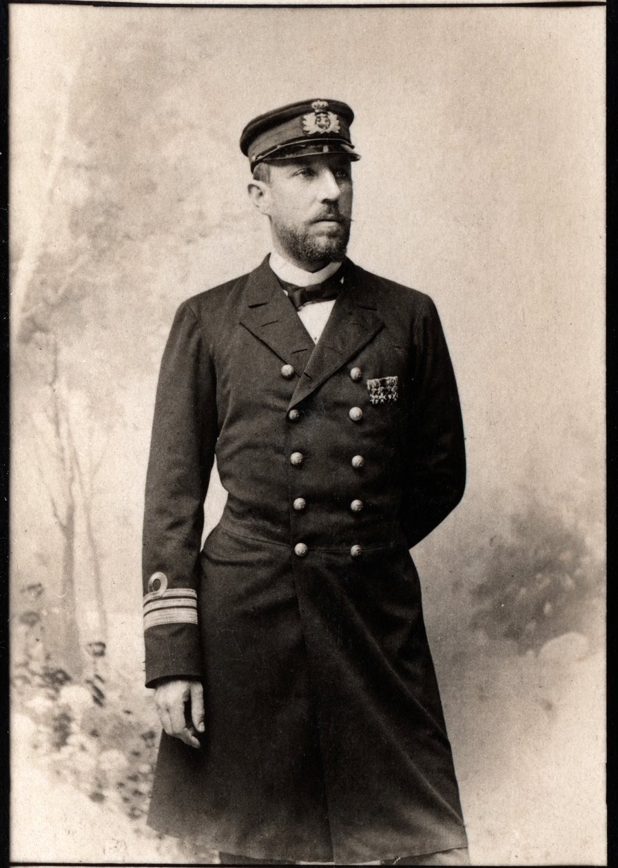 Portrét prince Oscara Bernadotte ze Švédska (1859-1953). od French Photographer