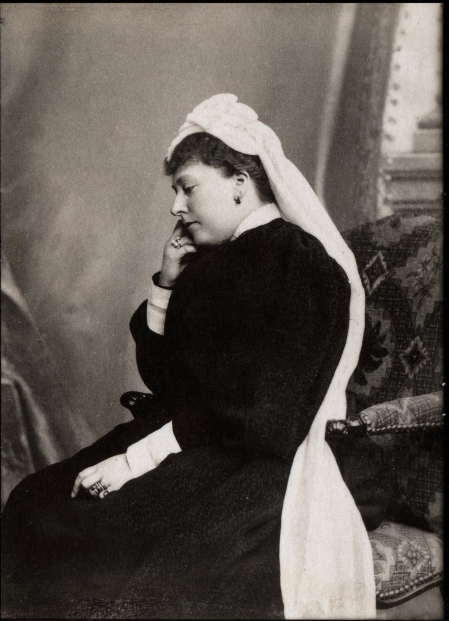Portrét princezny Beatrice Spojeného království (1857-1944). od French Photographer