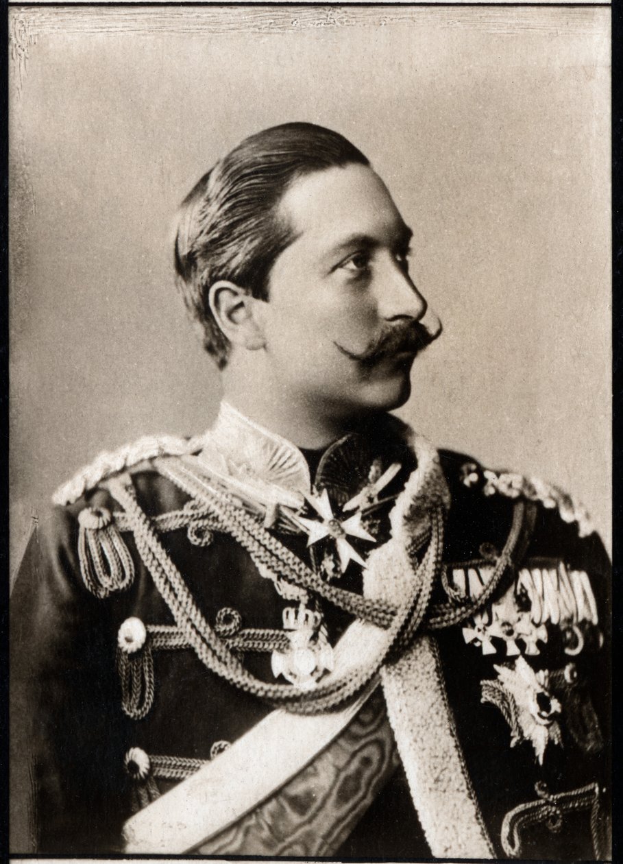 Portrét Wilhelma II (1859-1941), německého císaře. od French Photographer