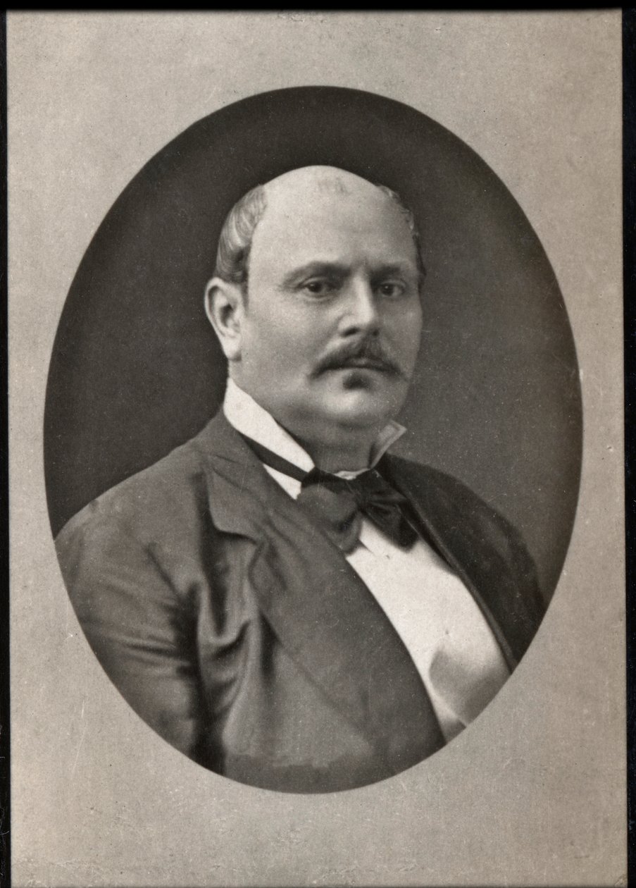 Portrét Xaviera de Montepina (1823-1902), francouzského spisovatele. od French Photographer
