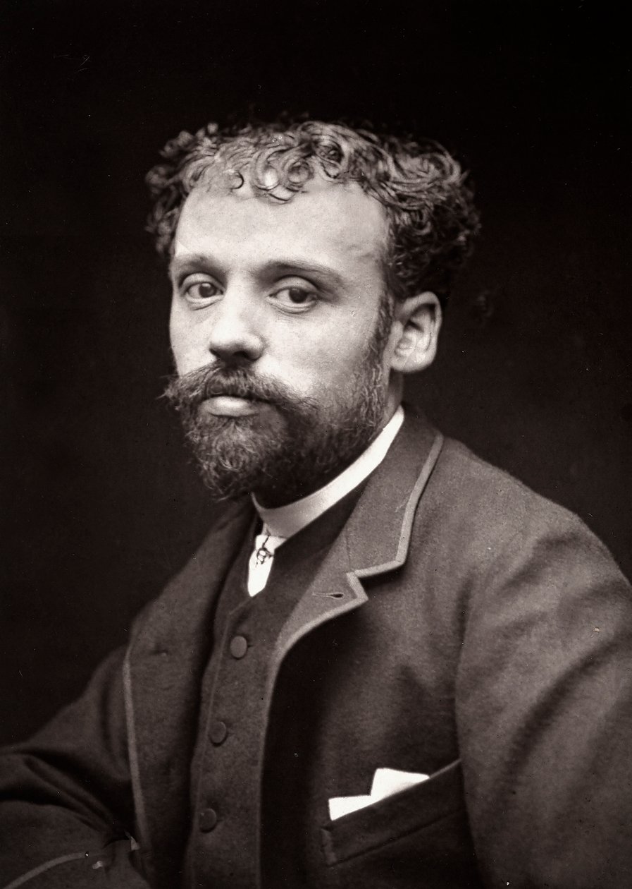 Umělec Edouard Bisson portrétoval u příležitosti pařížského salonu v roce 1885 od French Photographer