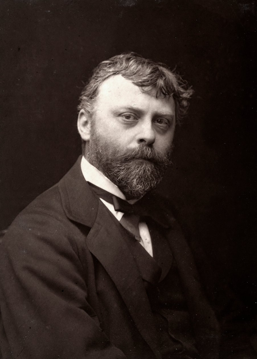 Umělec Paul-Louis Delance portrétoval u příležitosti pařížského salonu v roce 1885 od French Photographer