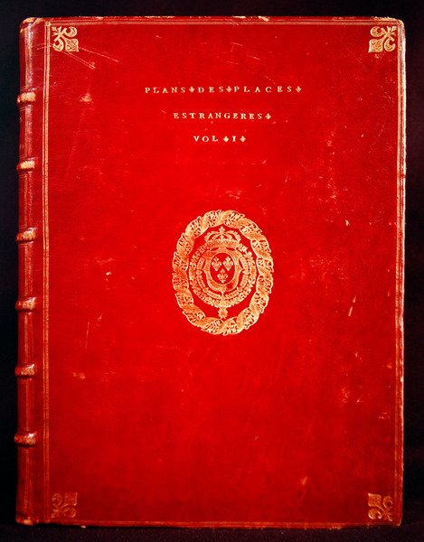 Atlas Ludvíka XIV. Zahraniční plány sedadel, svazek 1, 1665 (kůže) od French School