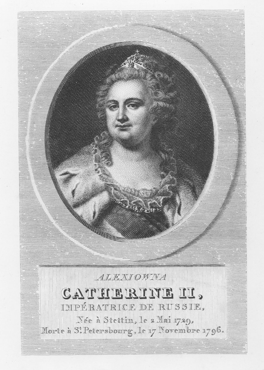 Kateřina II Ruska od French School