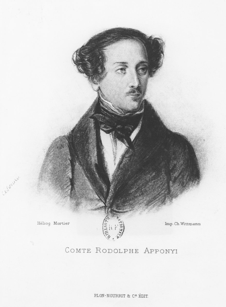 Hrabě Rodolphe Apponyi od French School