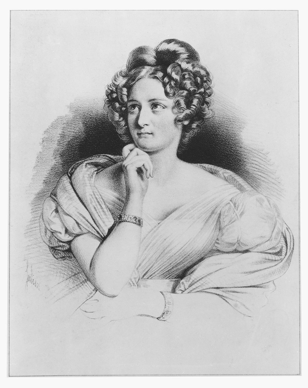 Delphine de Girardin od French School