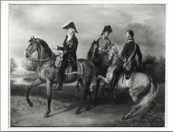 Vévoda z Bassano (1763-1839) na koni v Polsku, 1809 od French School