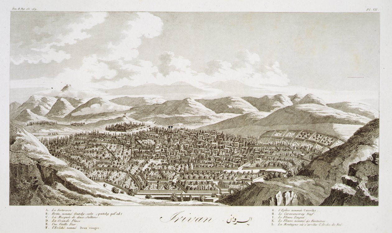 Irivan, z Voyages du Chevalier Chardin en Perse, et en autres Lieux d