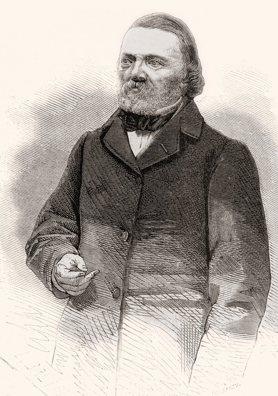 Joseph Méry, z LUniverd Illustré, 1866 od French School