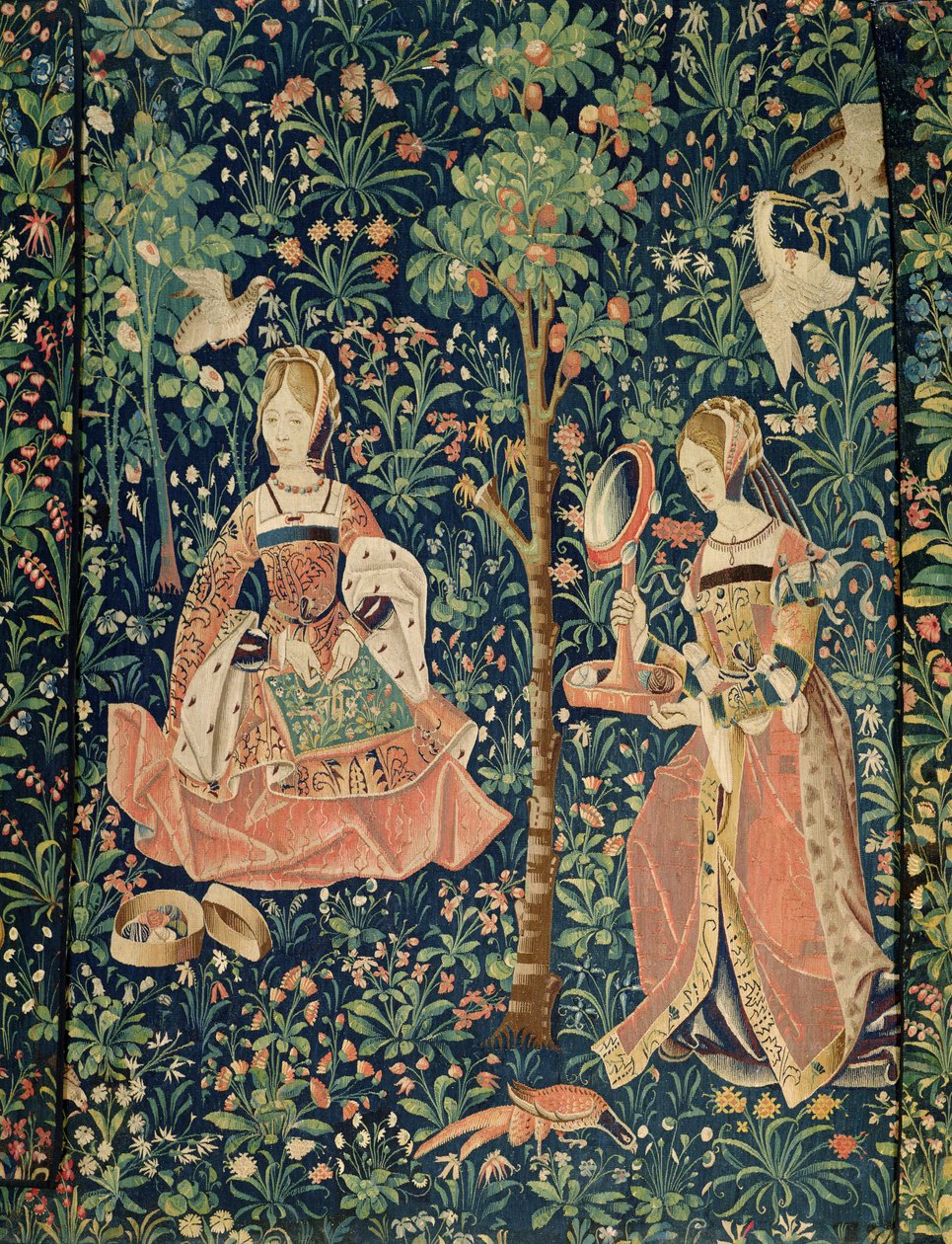 La Vie Seigneuriale: Výšivka, cca 1500 od French School
