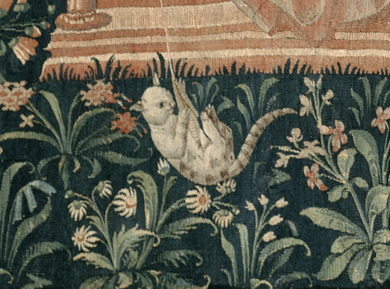 La Vie Seigneuriale: Reading, Loire Workshop, cca 1500 (detail 28041) od French School