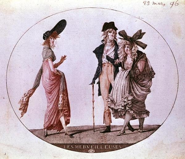 Les Merveilleuses, 23. března 1796 od French School