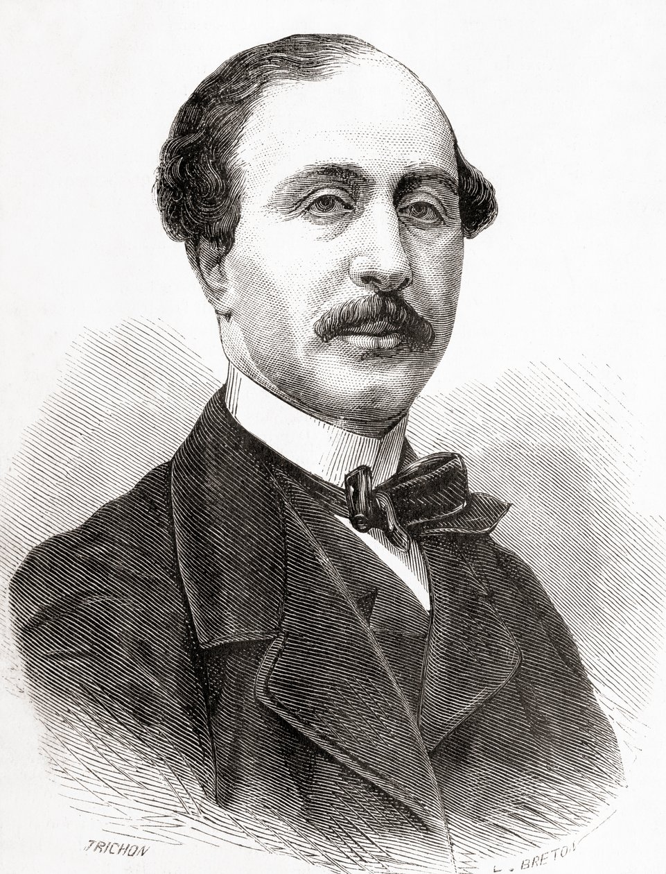 Lucien-Anatole Prévost-Paradol, z LUnivers Illustré, publikoval 1866 od French School