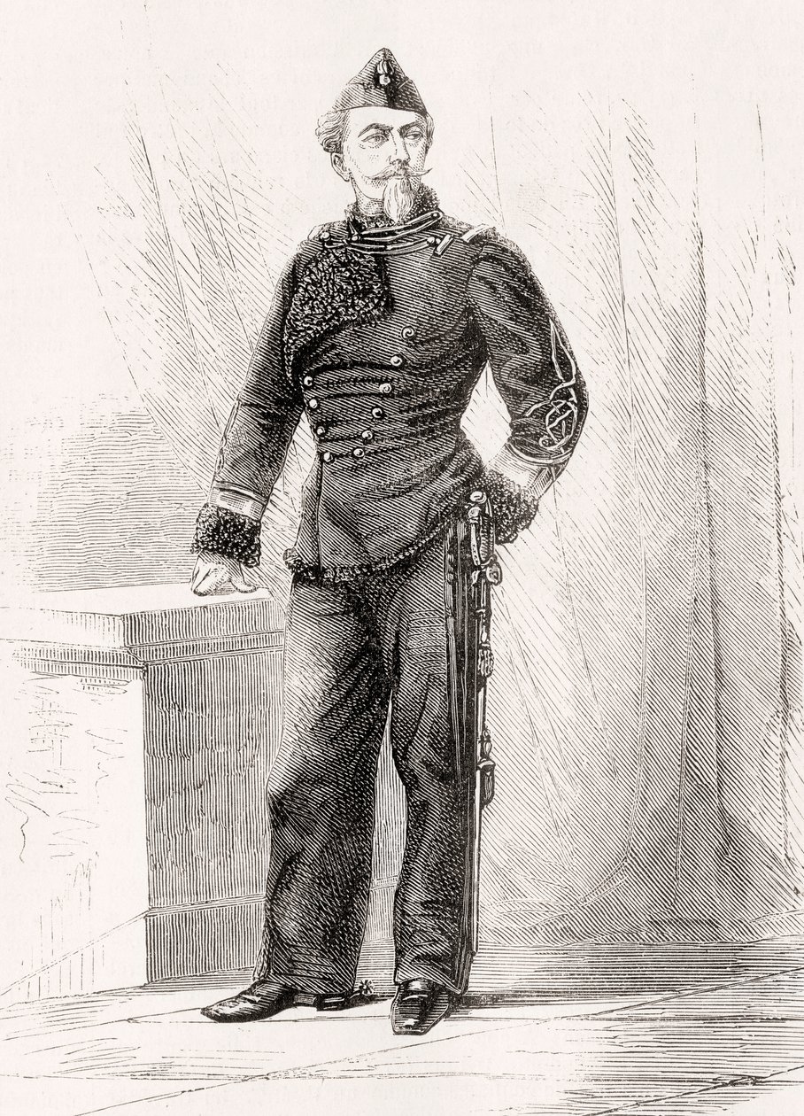 Nicolae Golescu, z LUnivers Illustré, publikoval 1866 od French School