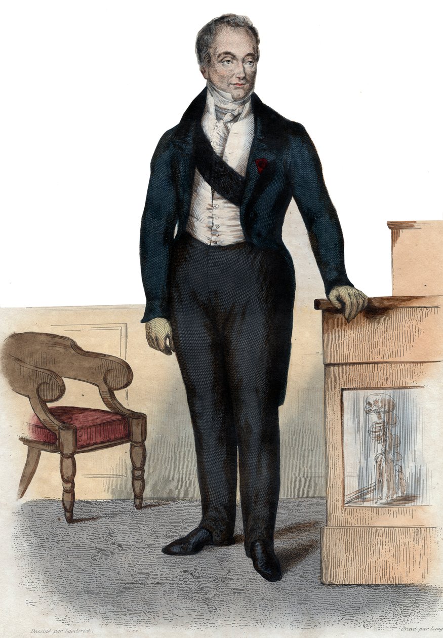 Portrét barona Guillauma Dupuytrena (1777-1835), francouzského anatoma a vojenského chirurga. od French School