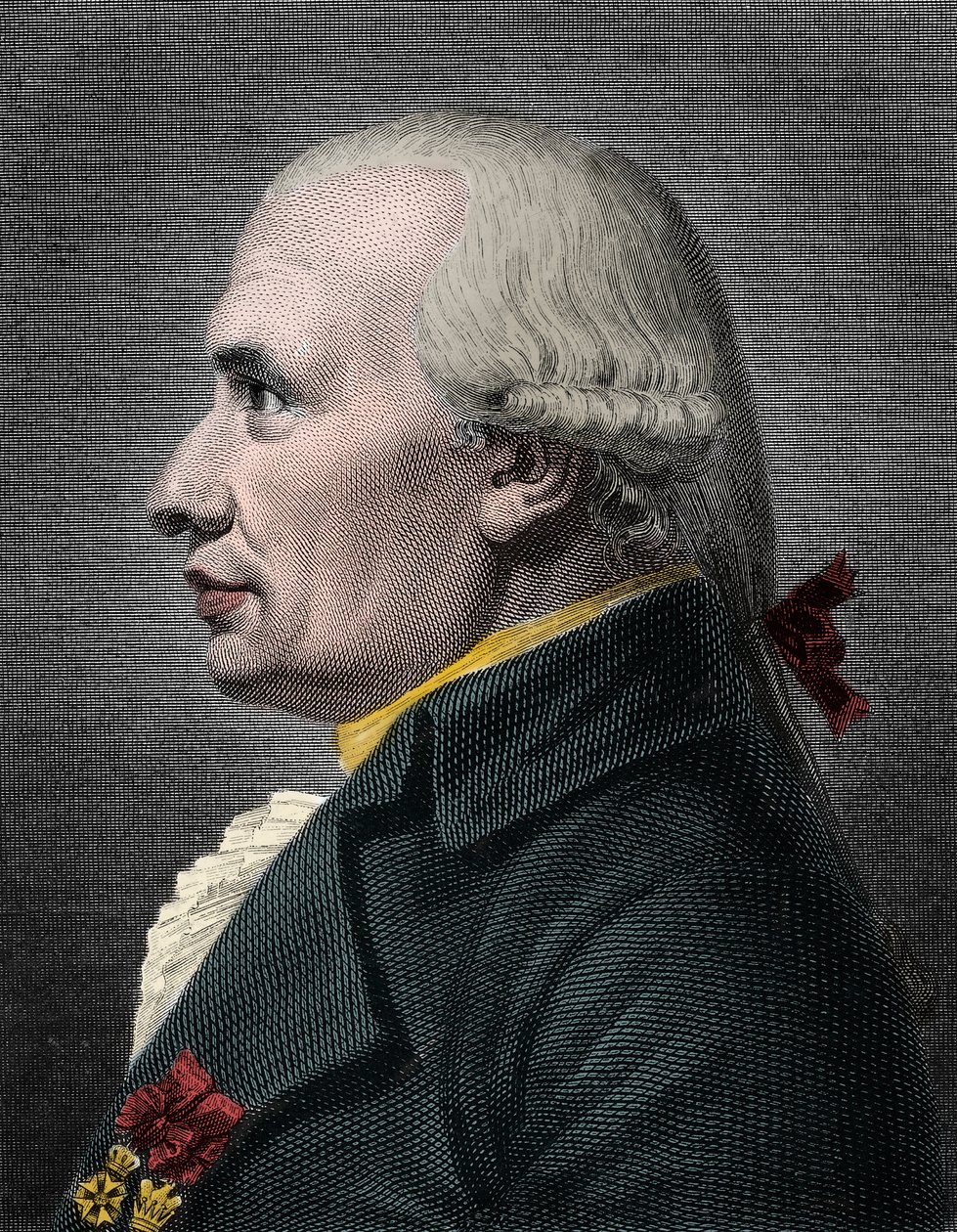 Portrét Gaspard Monge (1746-1818) hrabě z Peluse, francouzský matematik a fyzik. od French School